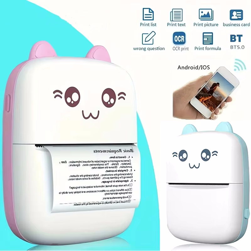 Baby Food Label - Mini portable thermal printer print photo