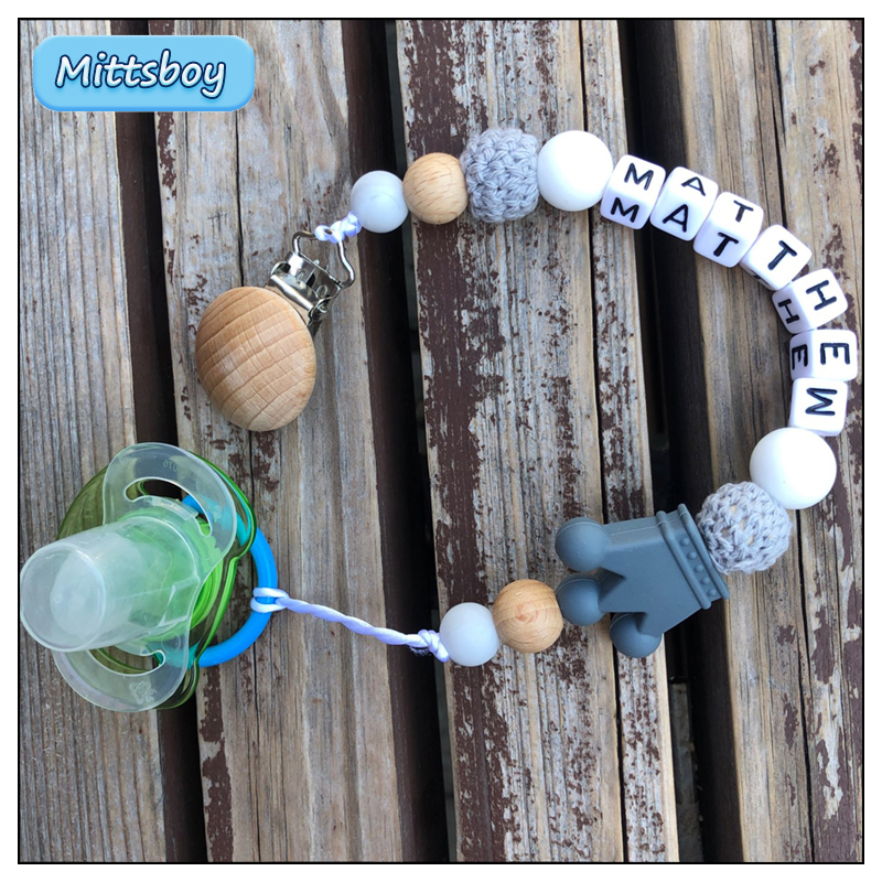Baby Food Name - Custom Name Personalized Baby Beech Wooden