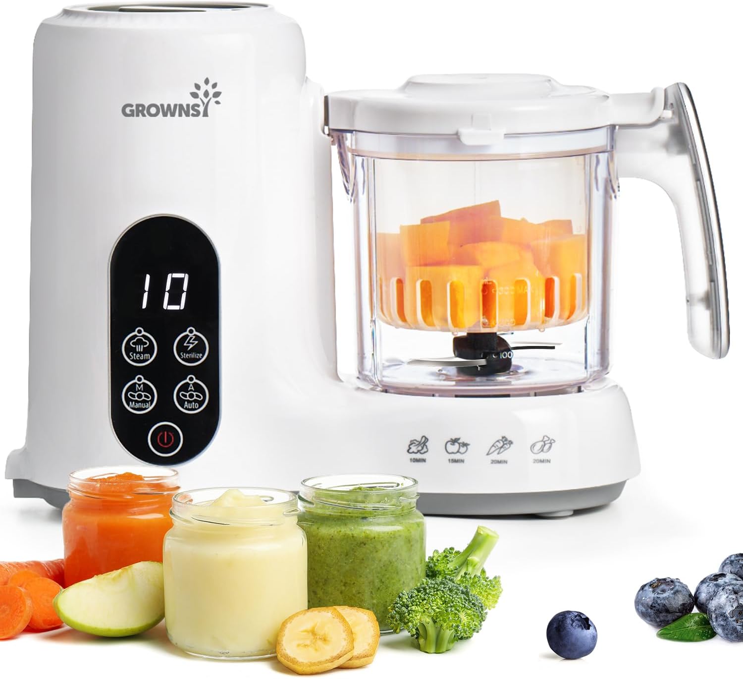 Baby Food Maker And Steamer - Baby Food Maker Steamer Blender Grinder