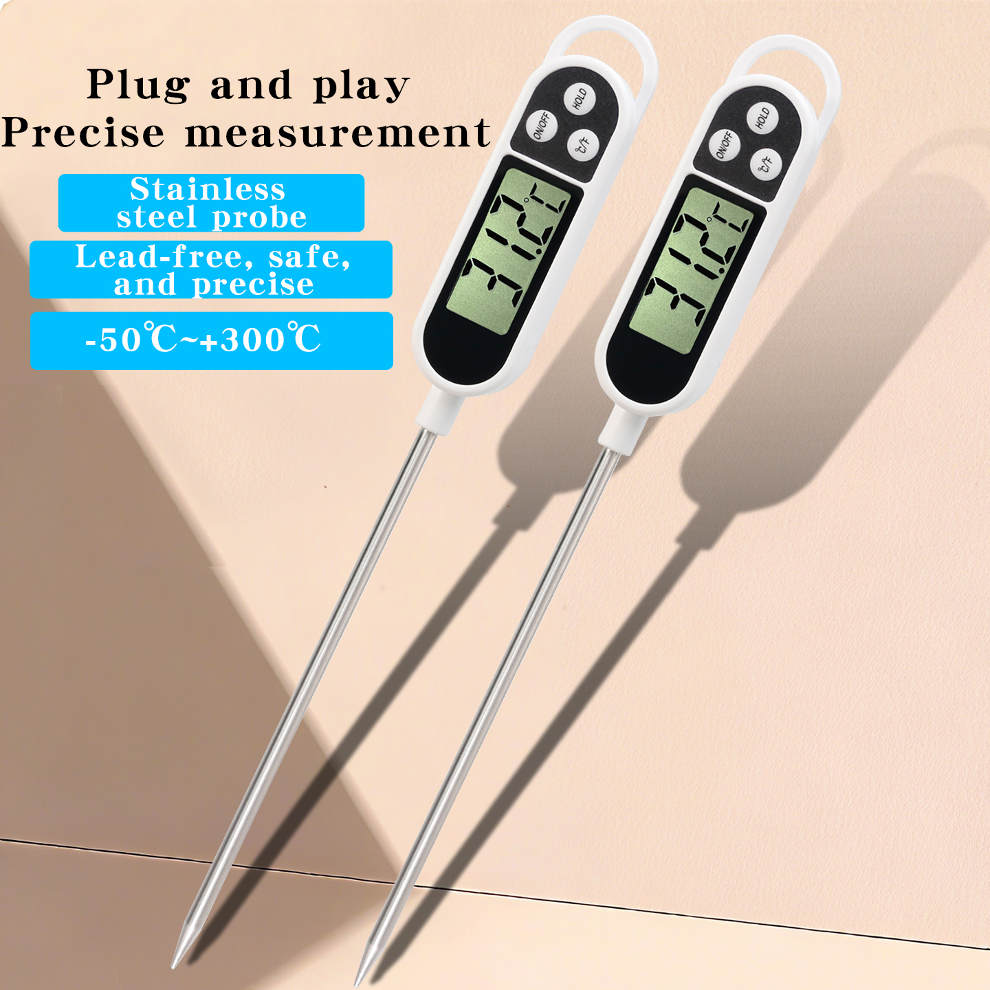 Baby Food For 2 Year Old - High-Precision Digital Food Thermometer – For