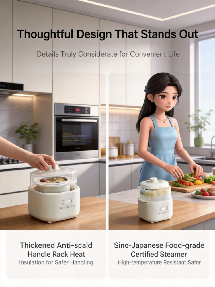 220V Small Electric Cooker, Ba - Baby Food Home 评论和价格