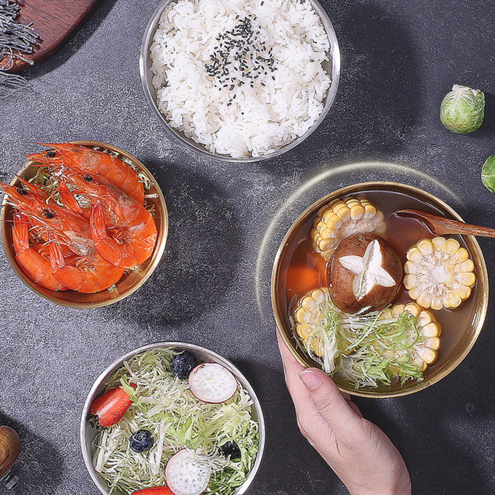 1Pcs Stainless Steel Food Bowl - Baby Food Restaurant 评论和价格