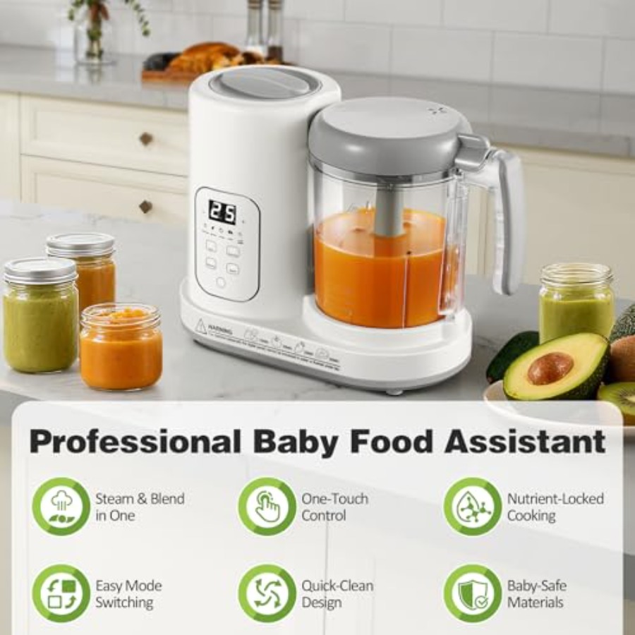 Baby Food Maker Pro Steamer Bl - Baby Food Maker And Steamer 评论和价格