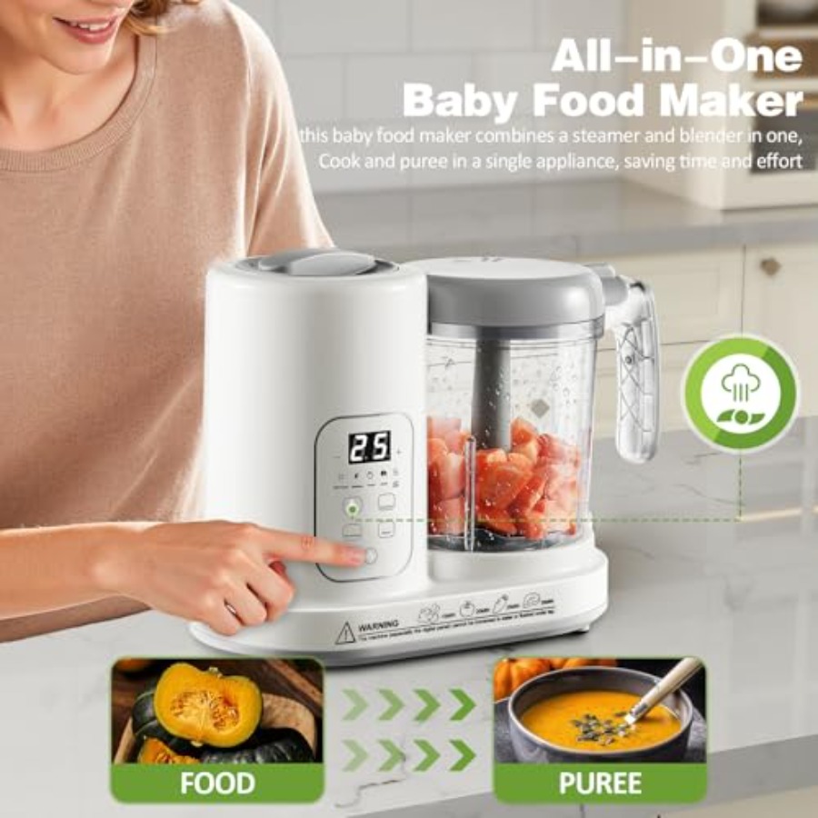 Baby Food Maker Pro Steamer Bl - Baby Food Maker And Steamer 评论和价格