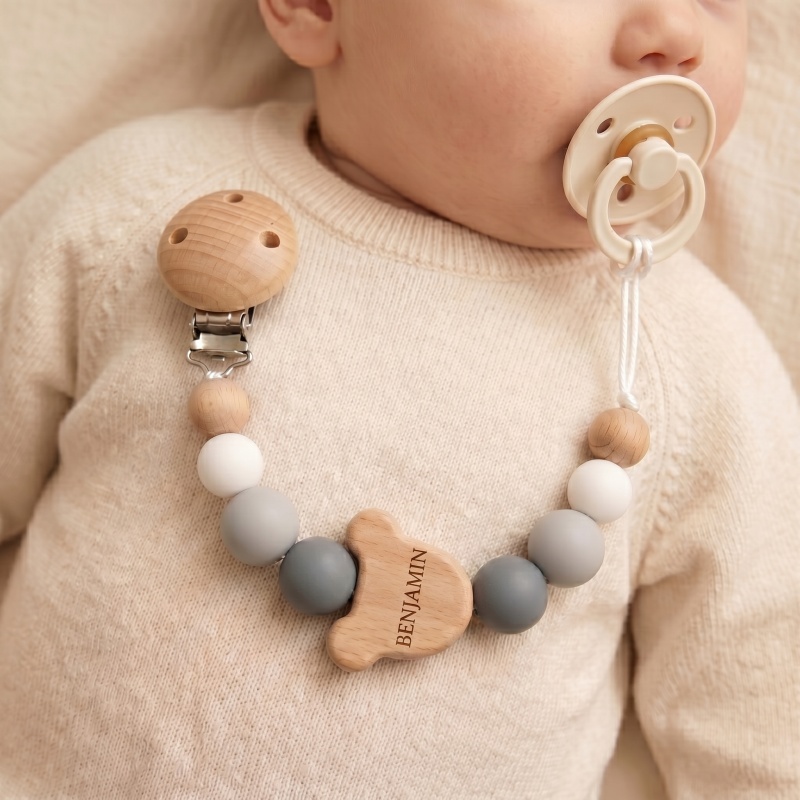 Mittsboy Personalized Pacifier - Baby Food Name 评论和价格
