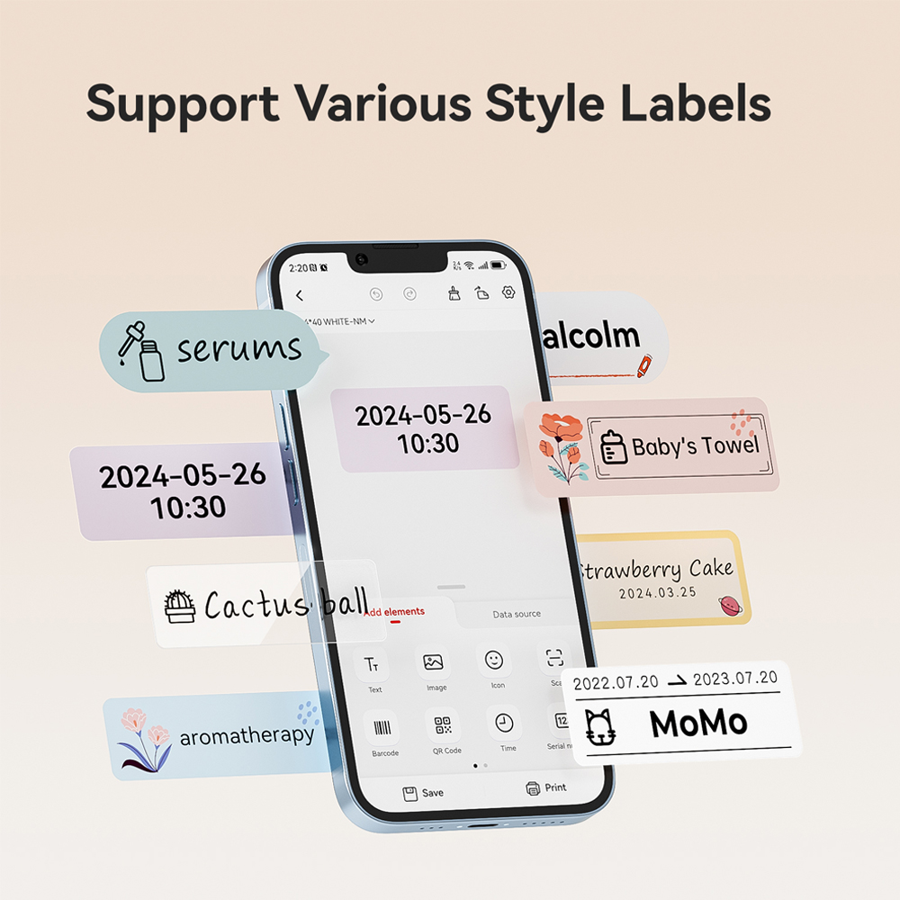 Niimbot D11 Mini Thermal Print - Baby Food Label 评论和价格