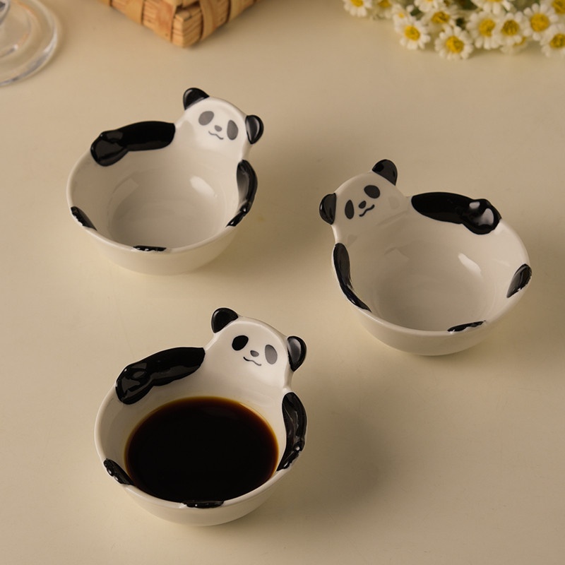 Cute Panda Ceramic Soup Bowl U - Baby Food Home 评论和价格