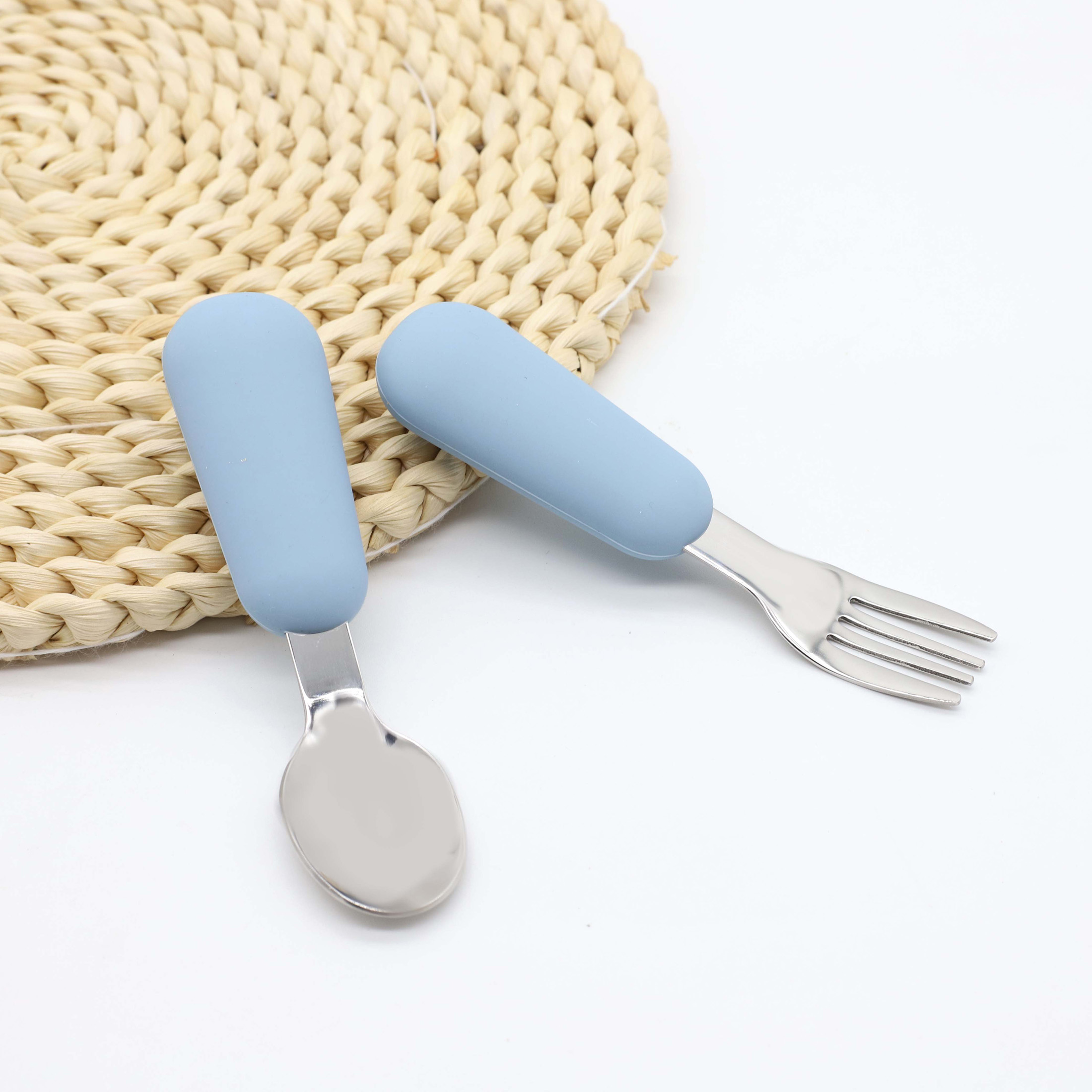 Silicone stainless steel spoon - Baby Food Feeder 评论和价格
