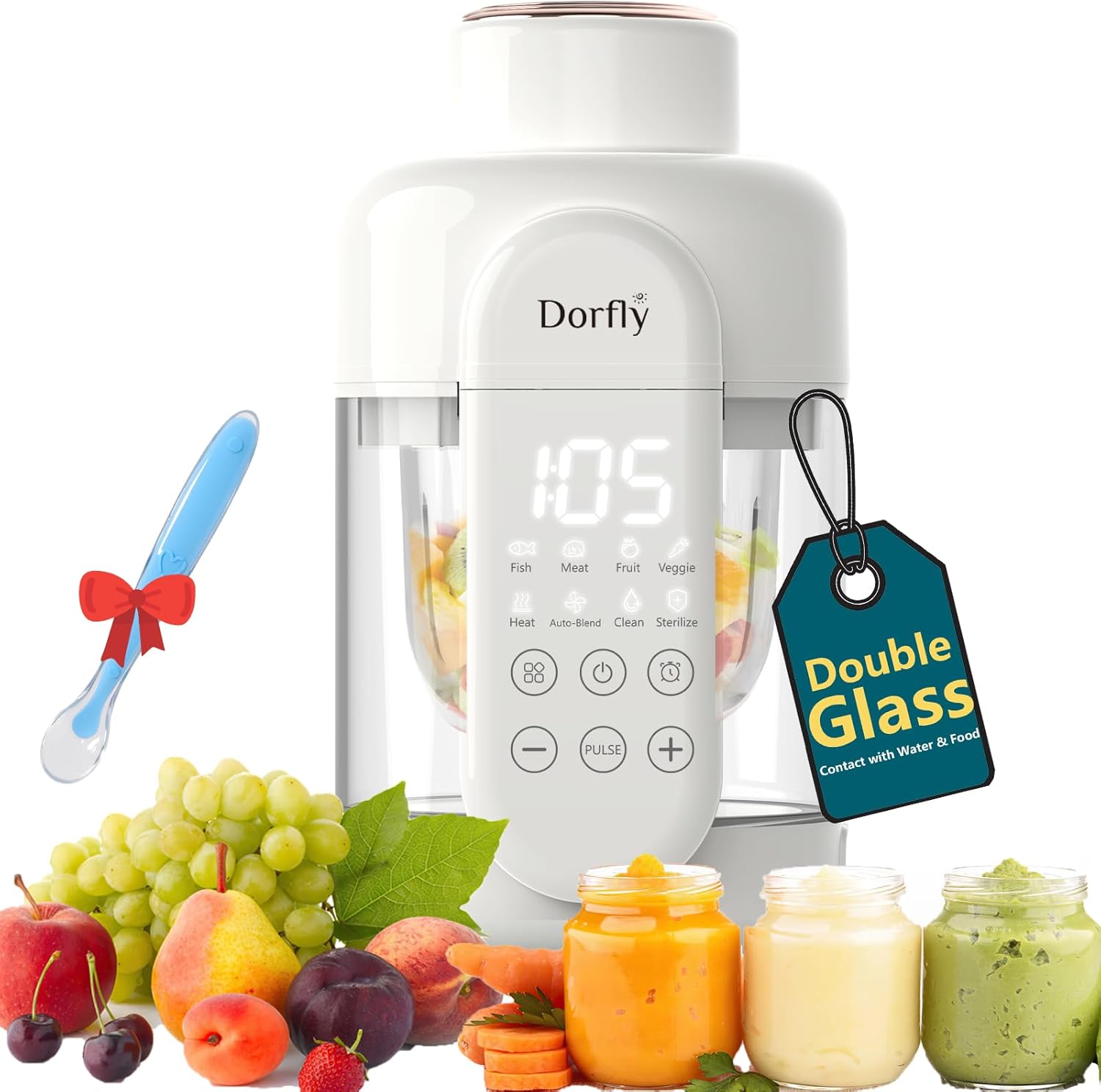 9-in-1 Baby Food Maker: Glass  - Baby Food Maker And Steamer 评论和价格