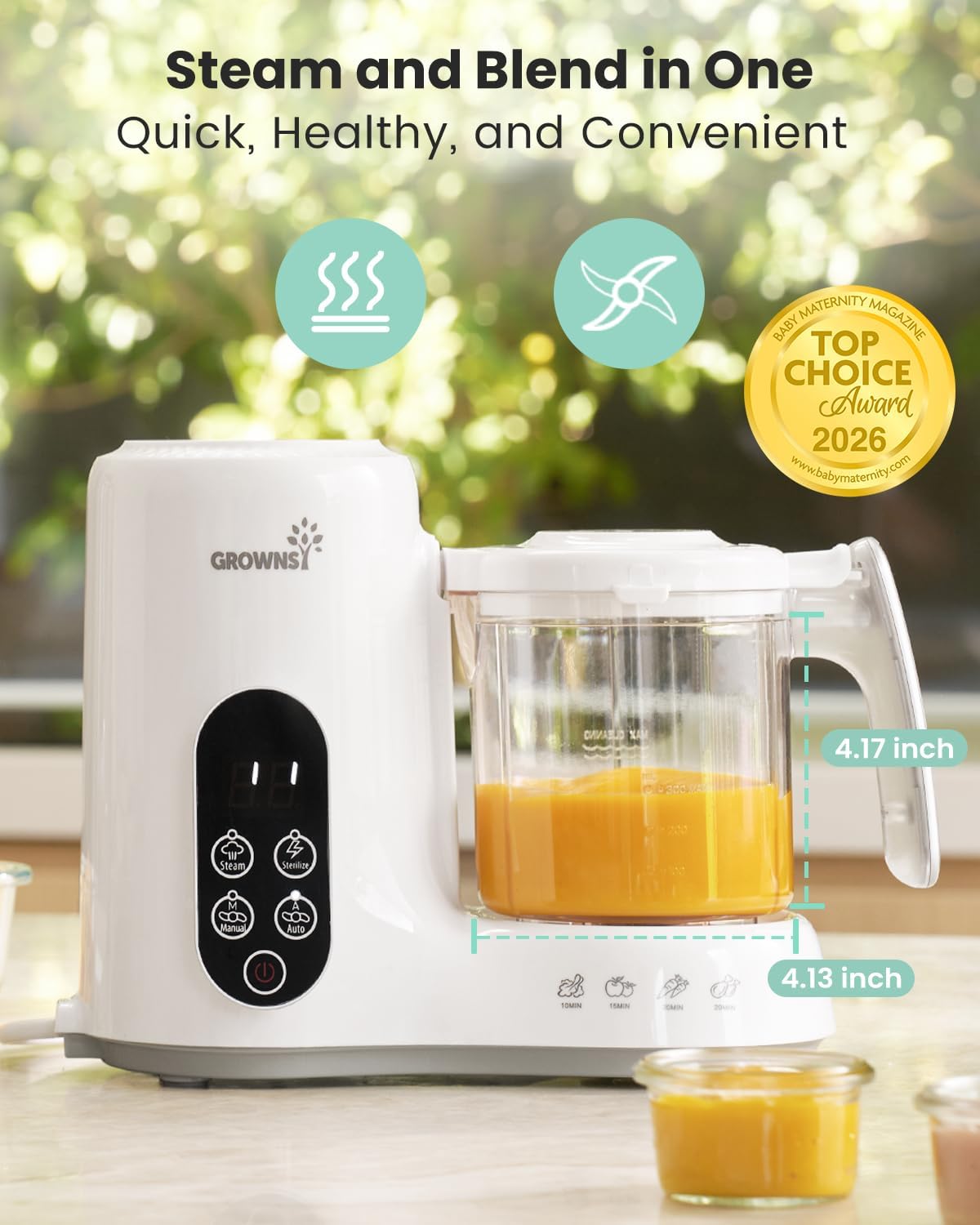Baby Food Maker Steamer Blende - Baby Food Maker And Steamer 评论和价格