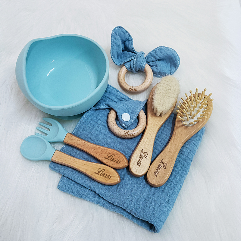 7PCS/Set Personalized Name Bab - Baby Food Name 评论和价格