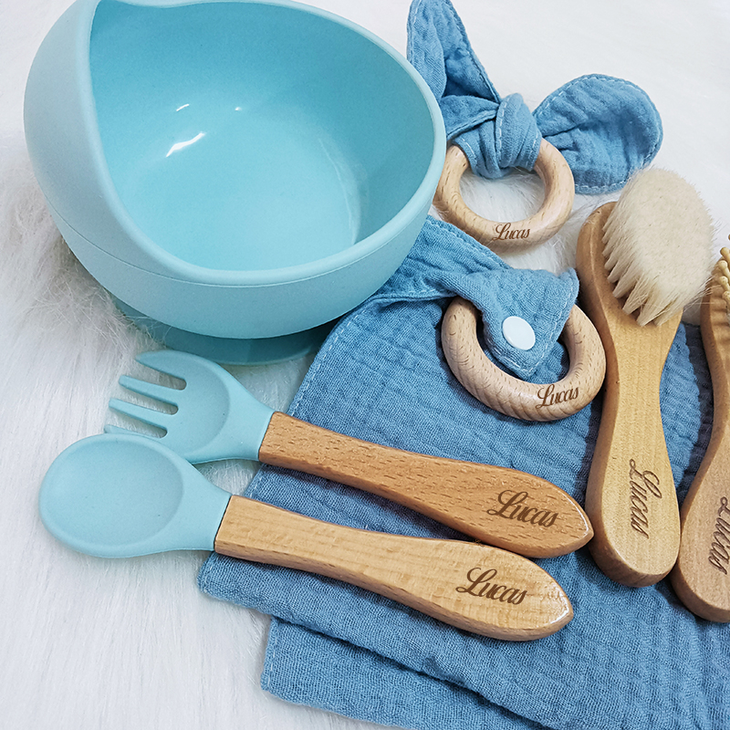 7PCS/Set Personalized Name Bab - Baby Food Name 评论和价格