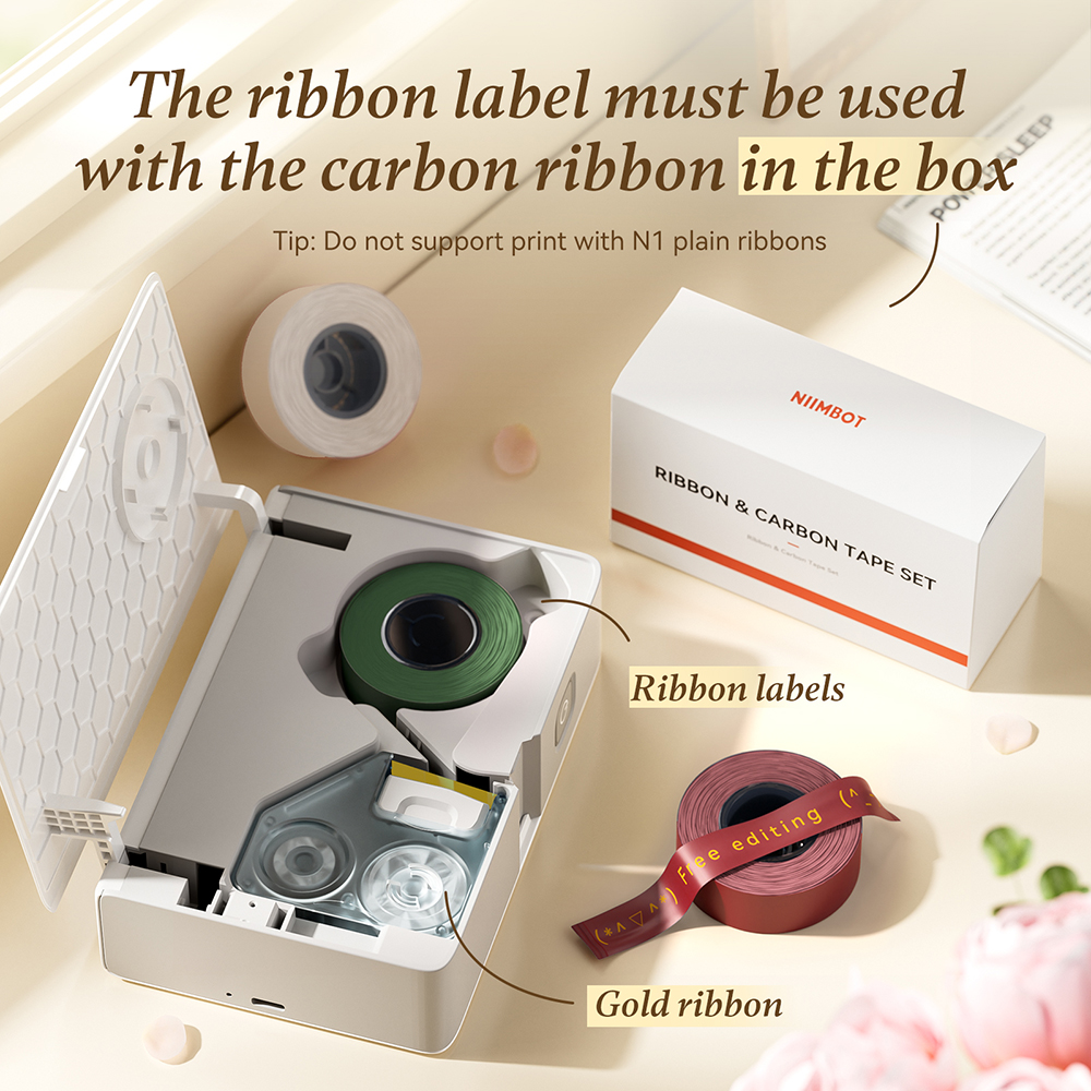Niimbot Mini Satin Ribbon Tape - Baby Food Label 评论和价格
