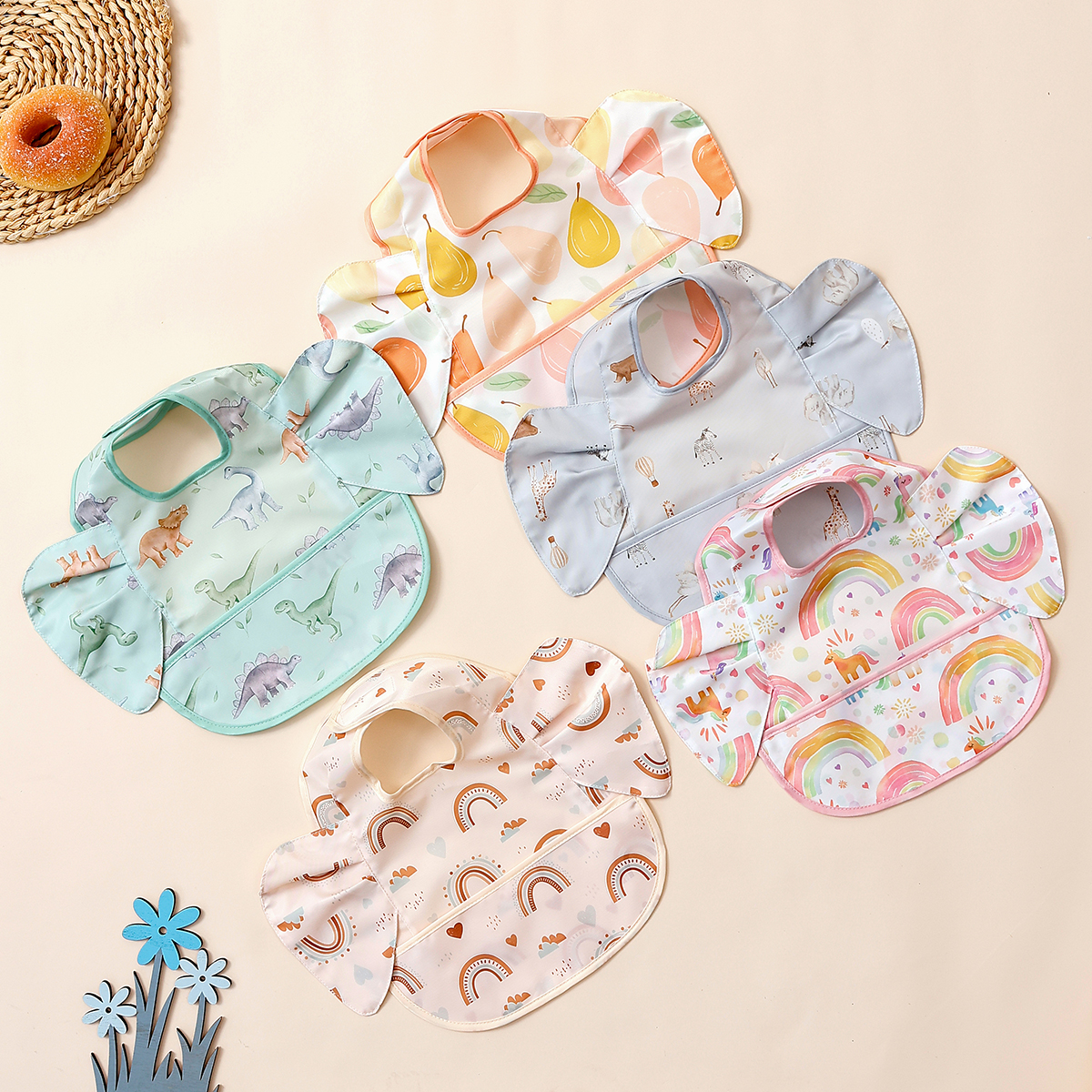 1pc Cute Elephant Ear Design B - Baby Food Eat 评论和价格