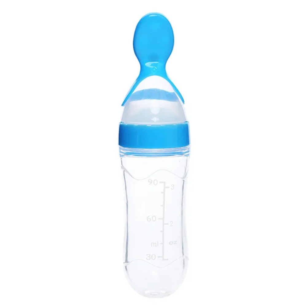 90ML Baby Feeding Bottle Spoon - Baby Food Feeder 评论和价格
