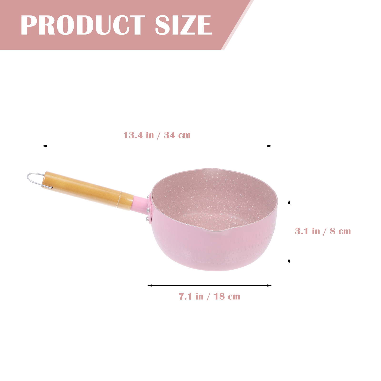 Wooden Handle Aluminium Milk P - Baby Food Restaurant 评论和价格