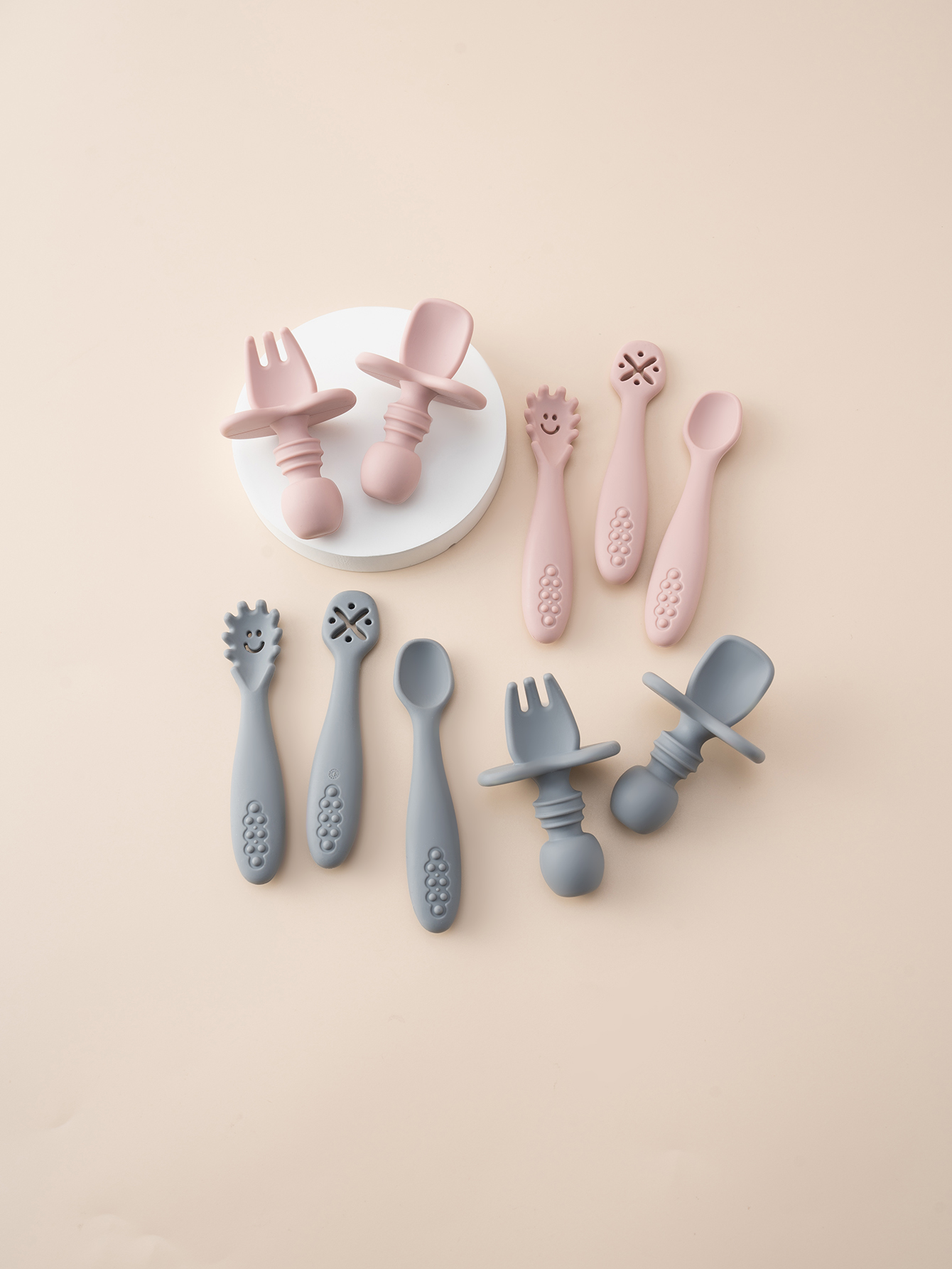 5PCS Cute Baby Feeding Set Sof - Baby Food Feeder 评论和价格