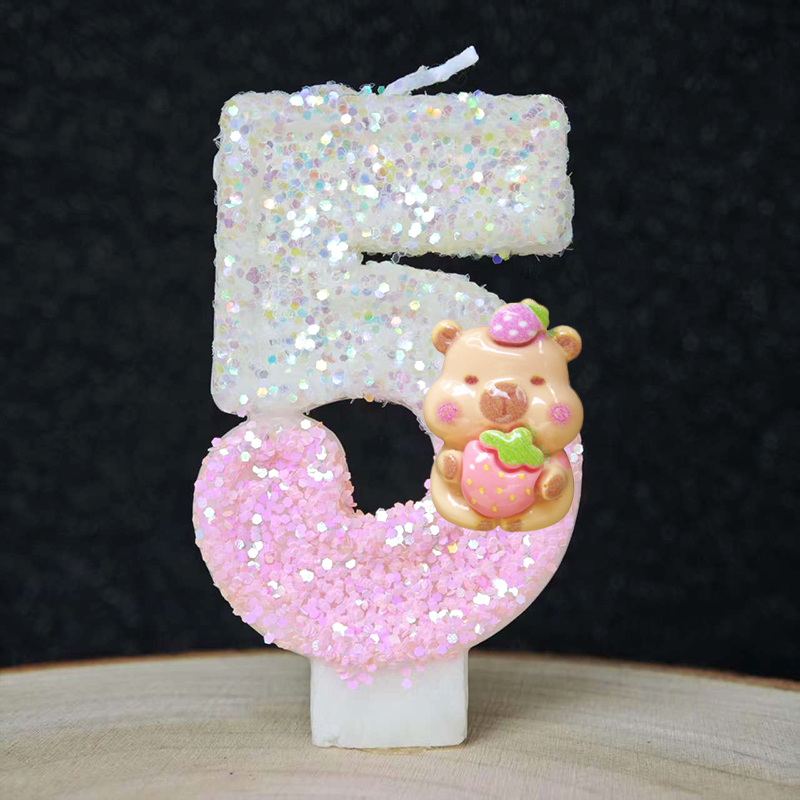 New Capybara Candles Cake Deco - Baby Food For 2 Year Old 评论和价格