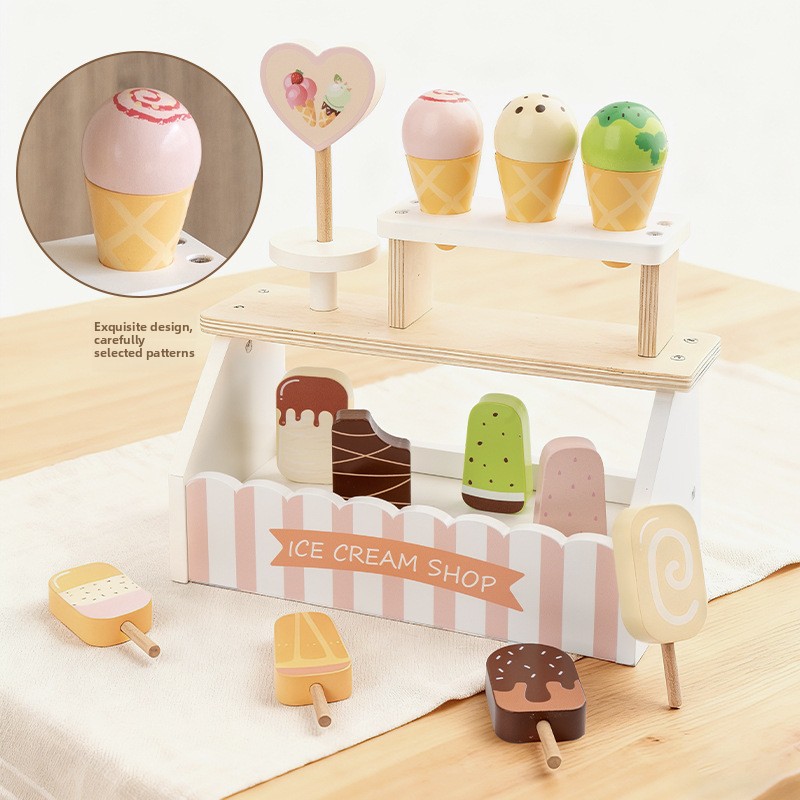 Children Toy Puzzle Wooden Kit - Baby Food Restaurant 评论和价格