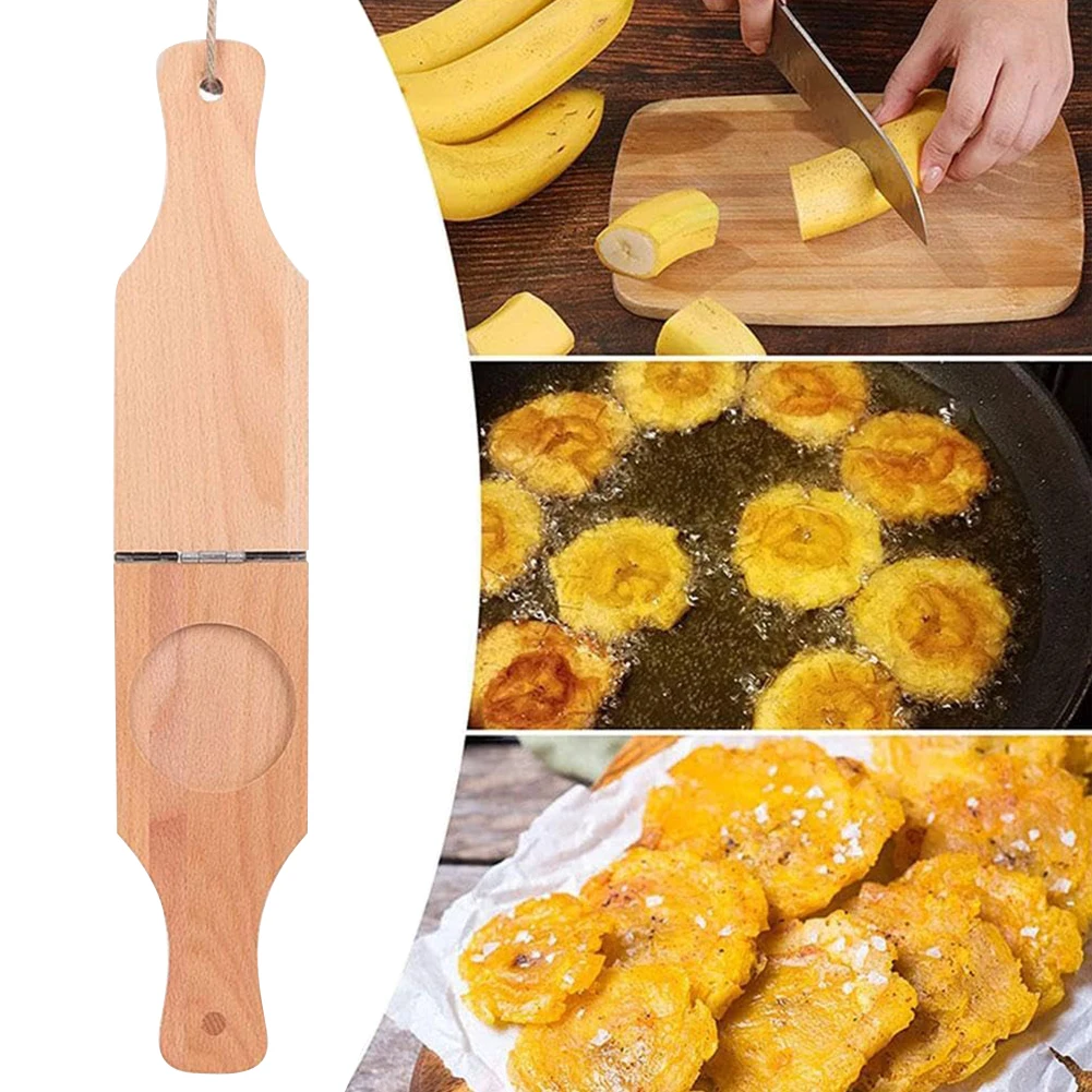 Wooden Plantain Press With Han - Baby Food Banana 评论和价格
