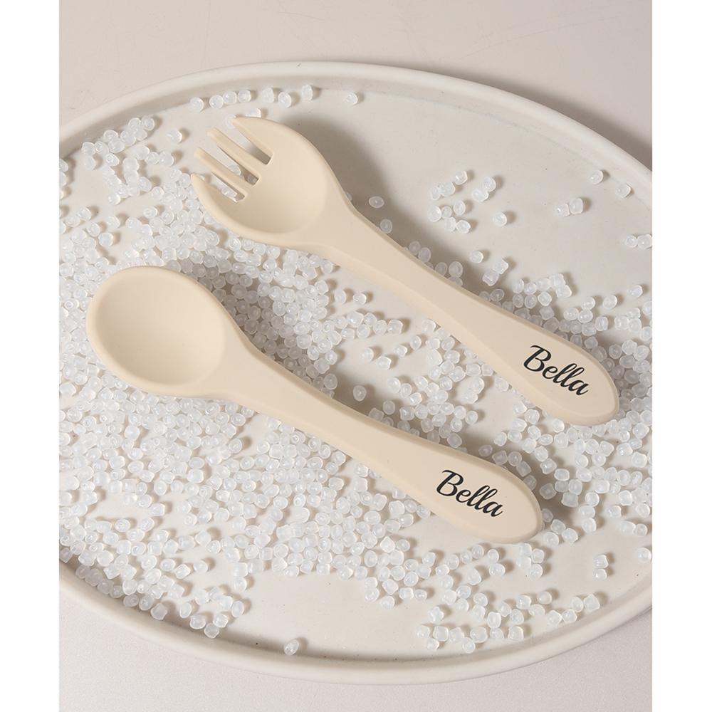 Custom Name 1 Pair Silicone Sp - Baby Food Name 评论和价格