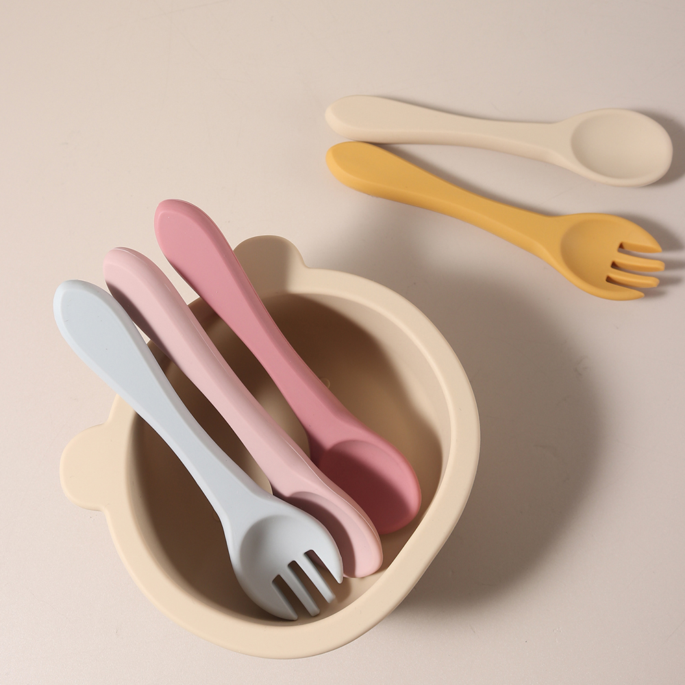 Custom Name 1 Pair Silicone Sp - Baby Food Name 评论和价格