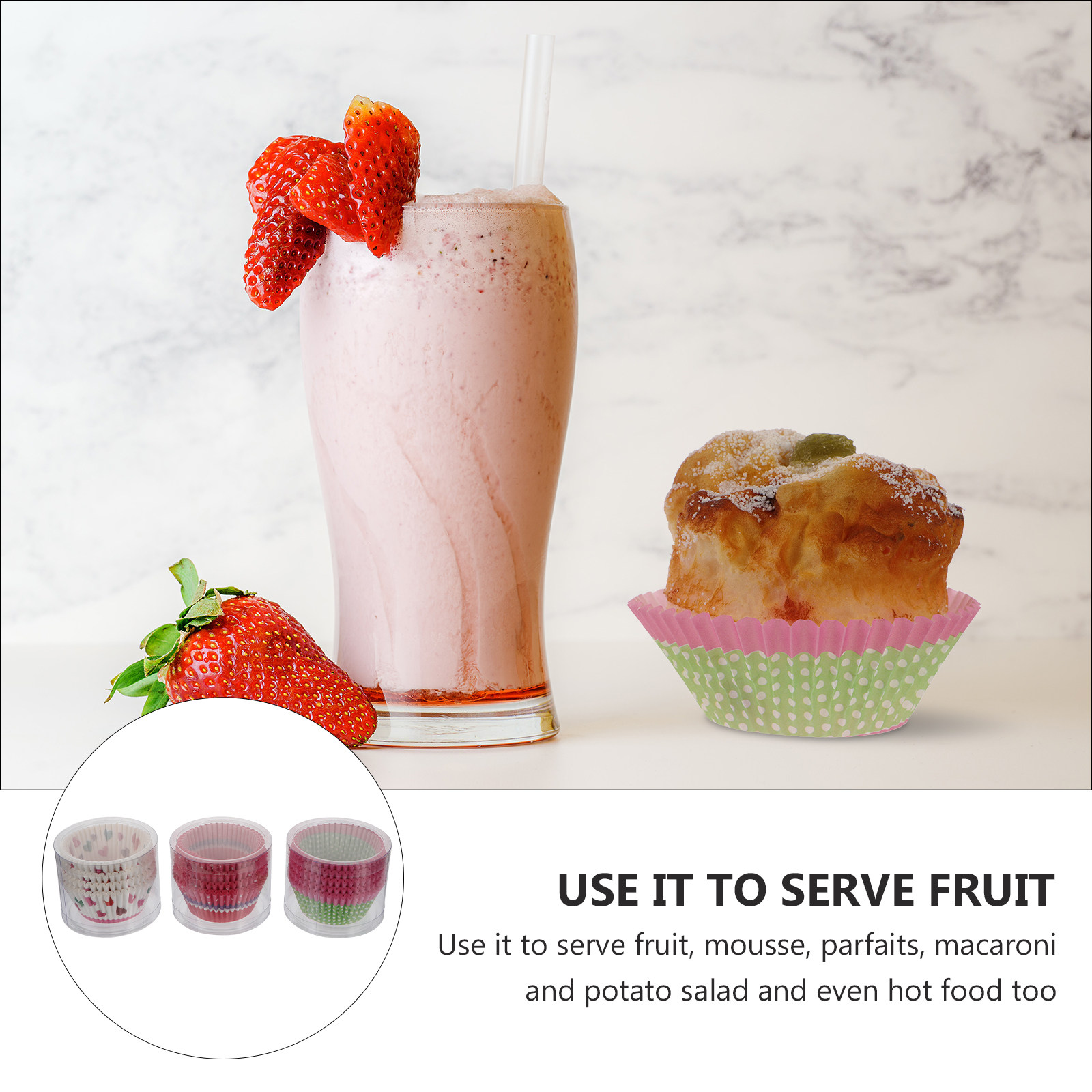 300Pcs Baking Cups Paper Cupca - Baby Food Restaurant 评论和价格