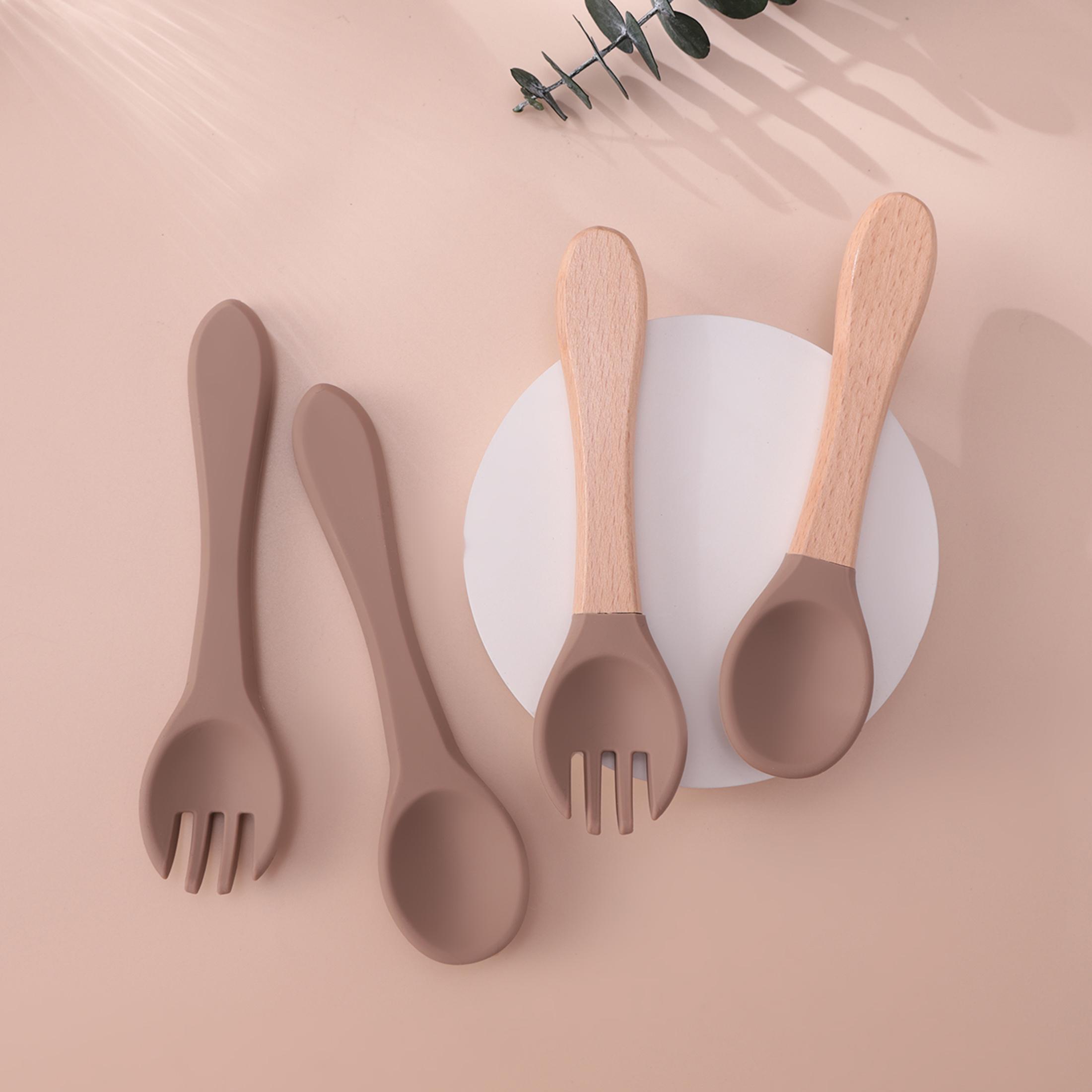 Color Kids 4PCS Silicone Baby  - Baby Food Feeder 评论和价格