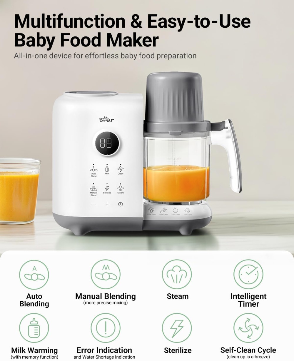 Baby Food Maker: 18.5oz Dual-L - Baby Food Maker And Steamer 评论和价格