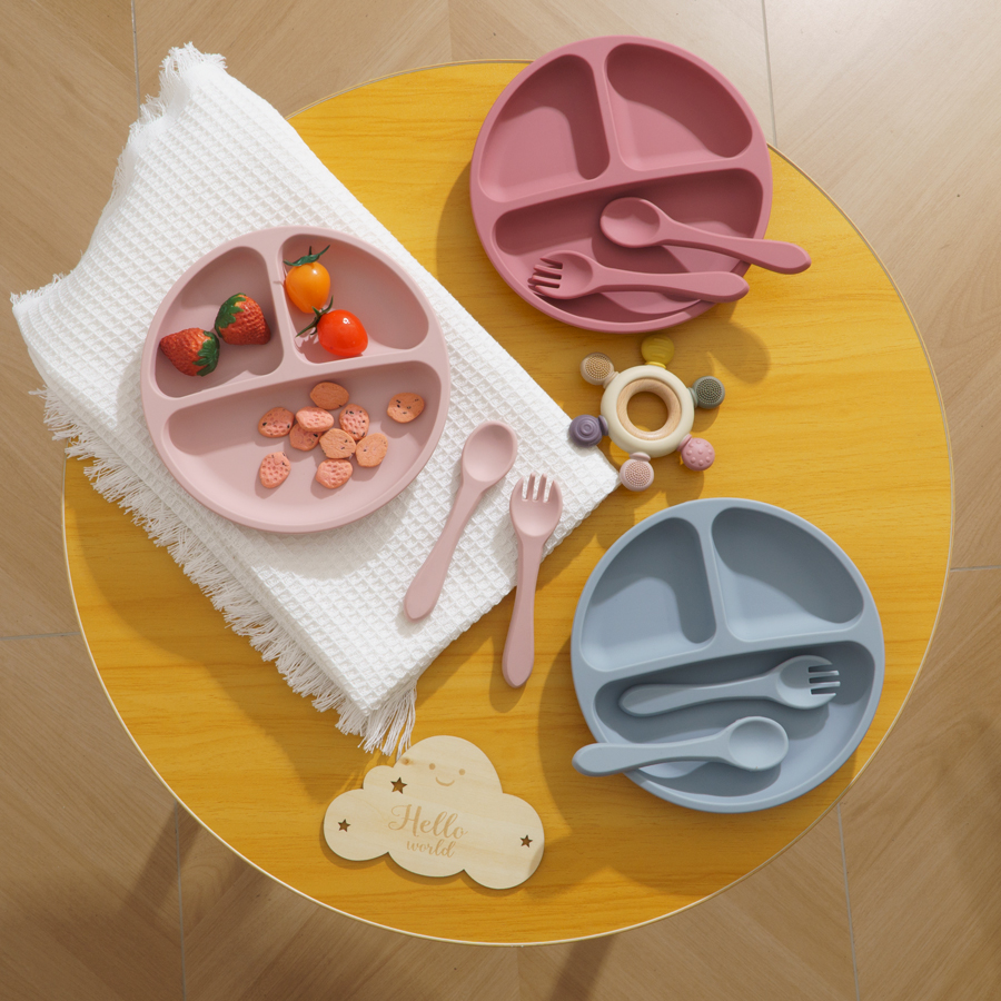 3PCS Children's Tableware Set  - Baby Food Kit 评论和价格