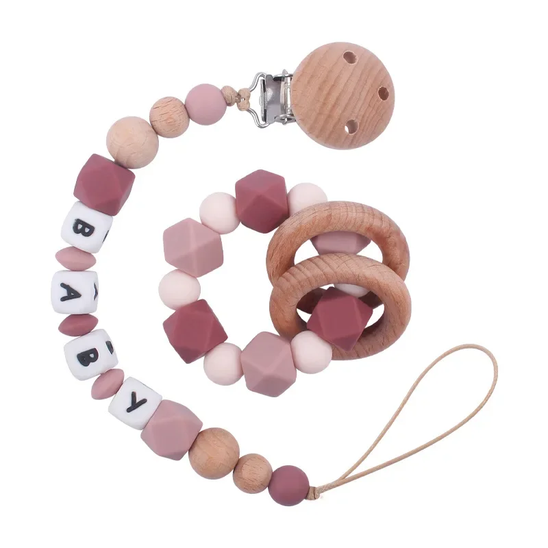 2ps Custom Baby Pacifier Clip  - Baby Food Name 评论和价格