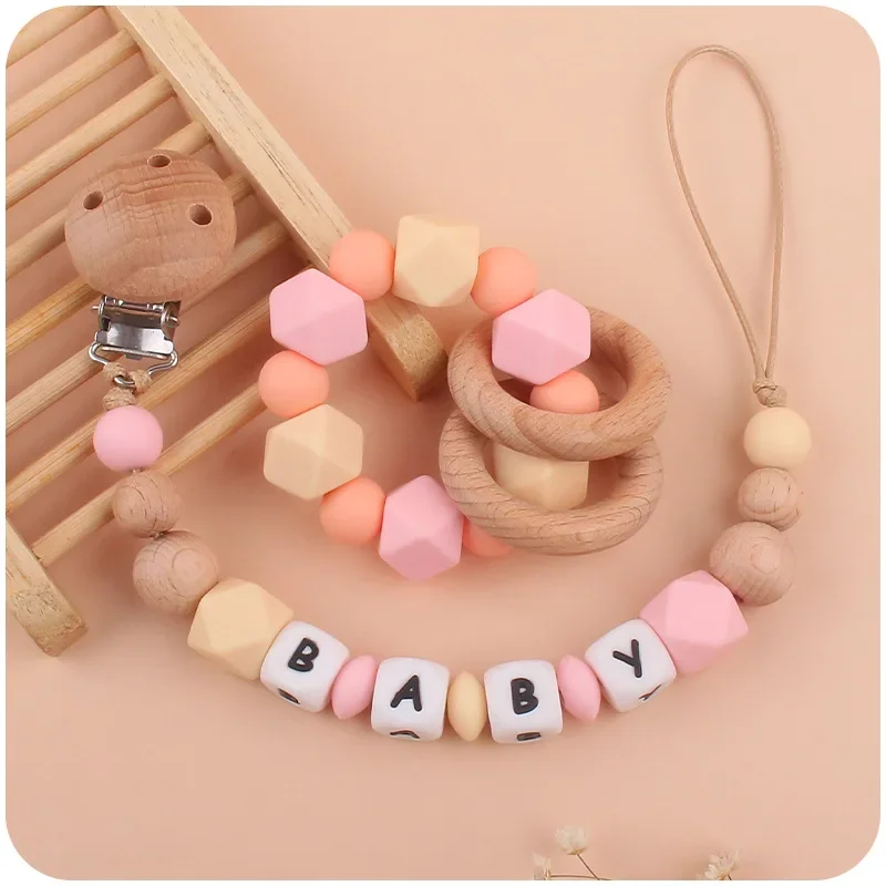 2ps Custom Baby Pacifier Clip  - Baby Food Name 评论和价格