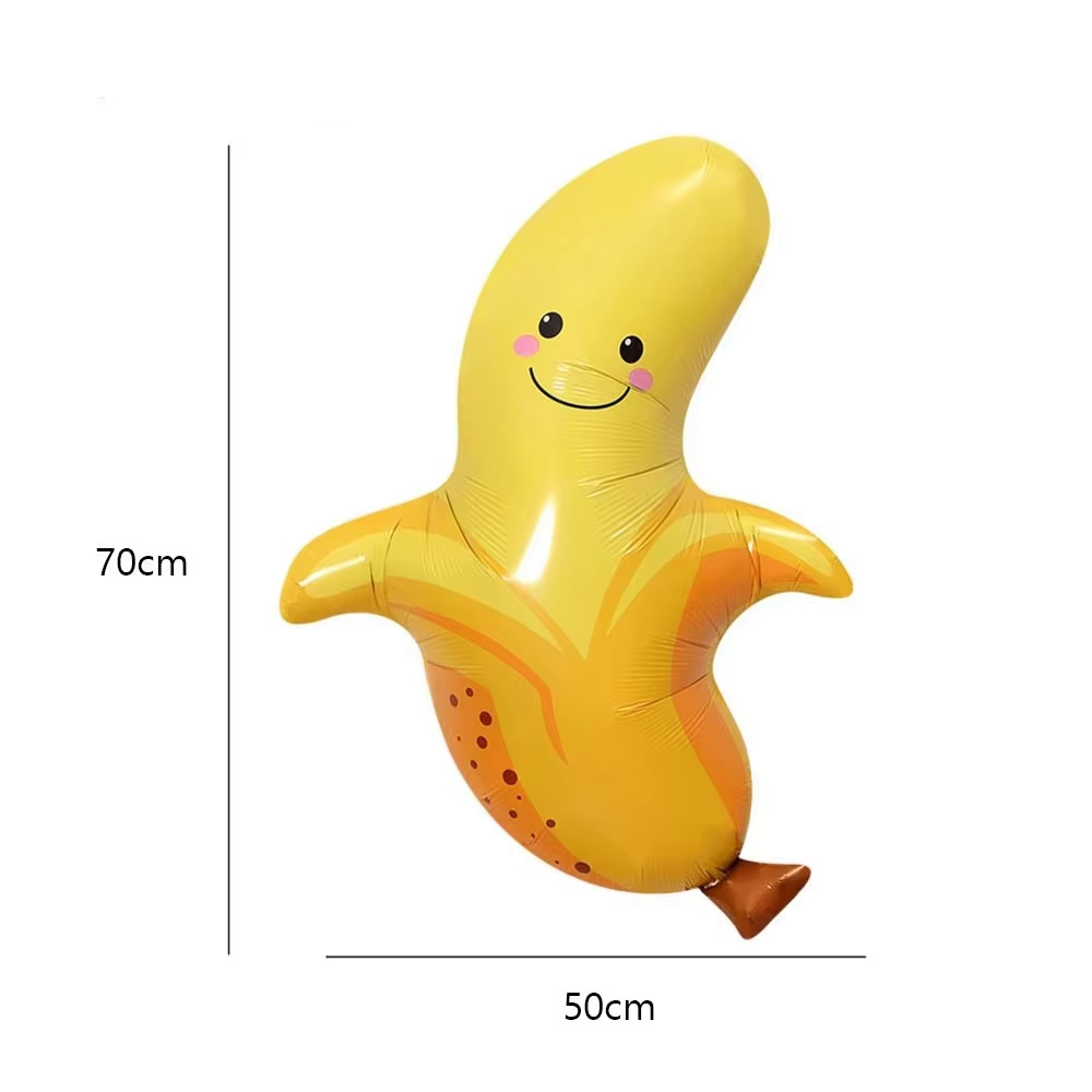 8Pcs Yellow Banana Balloons Cu - Baby Food Banana 评论和价格