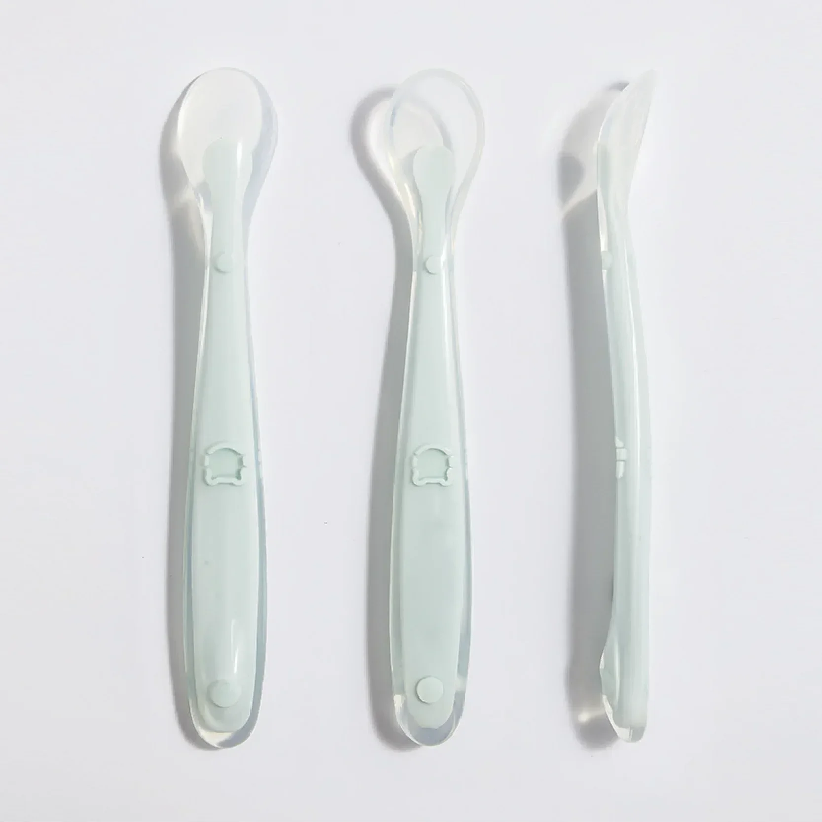 Soft Silicone Baby Spoon Toddl - Baby Food Kit 评论和价格