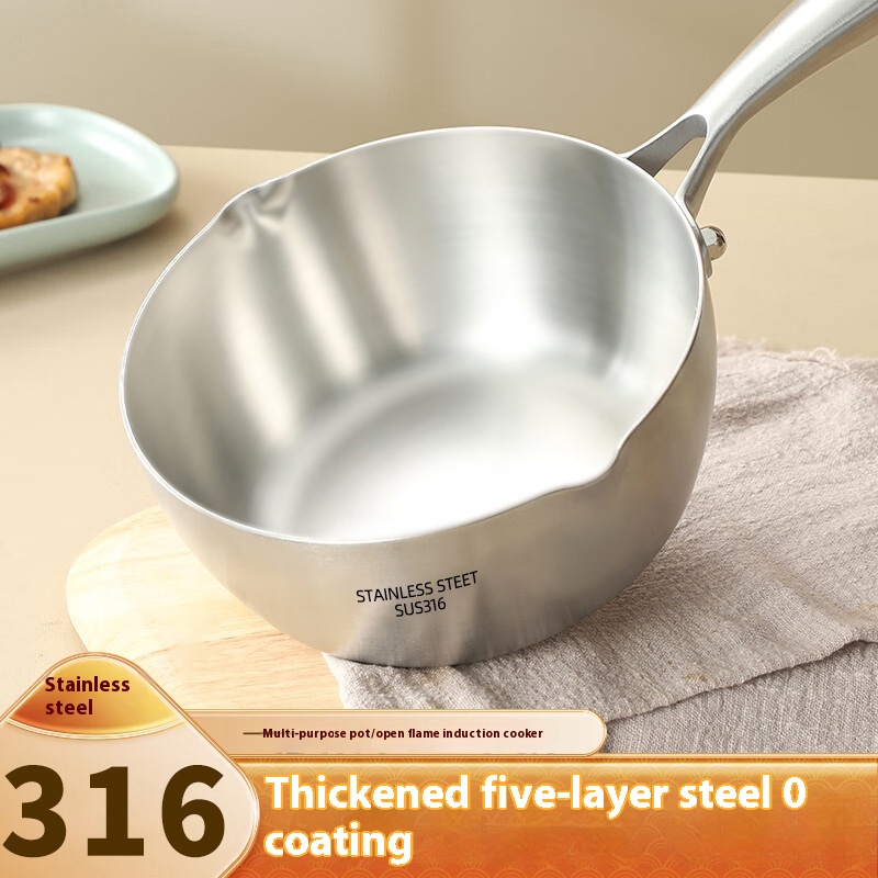 316 stainless steel pot thicke - Baby Food Home 评论和价格