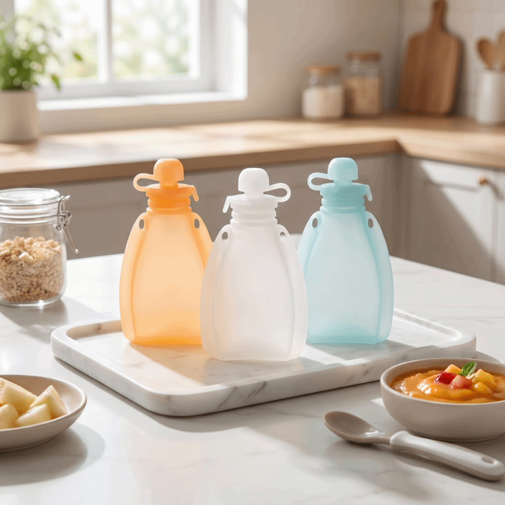 Non BPA Baby Food Pouch 120ml  - Baby Food Feeder 评论和价格