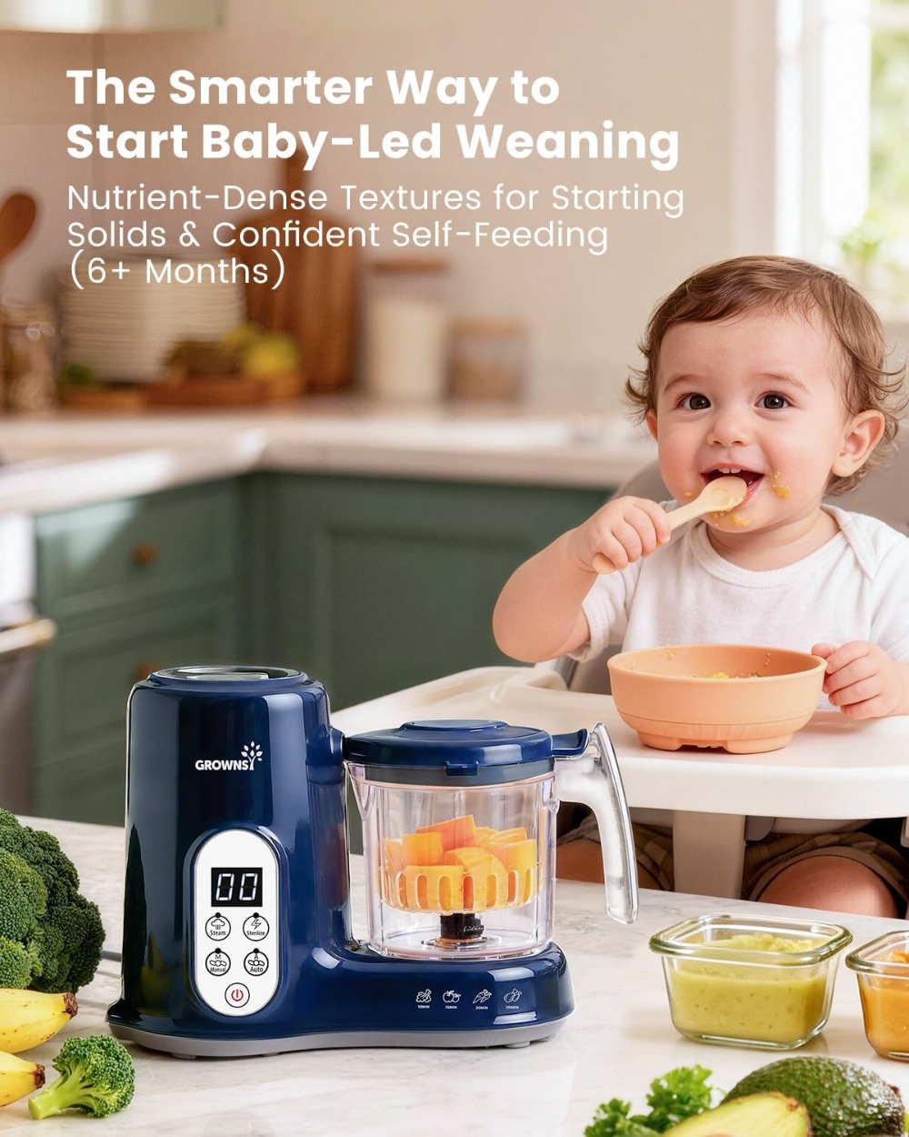 Baby Food Maker with Steam Bas - Baby Food Maker And Steamer 评论和价格