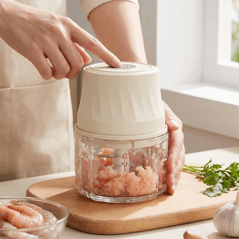 Wireless Mini Meat Grinder Por - Baby Food Processor 评论和价格
