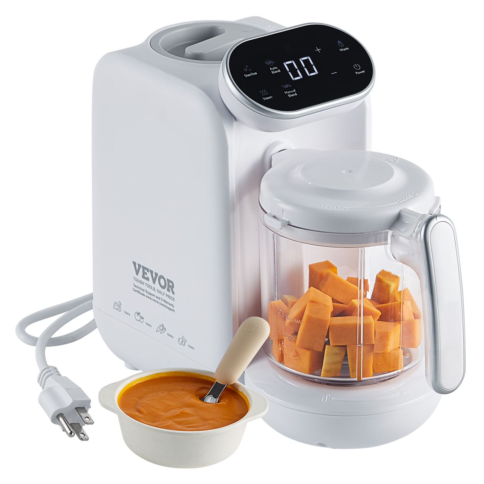 Baby Food Maker 430W with 750  - Baby Food Maker And Steamer 评论和价格