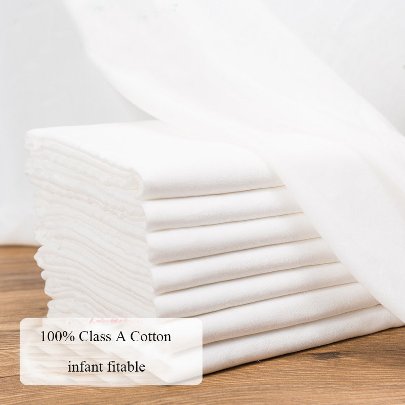 100x145cm Pure 100% Cotton Whi - Baby Food For 2 Year Old 评论和价格