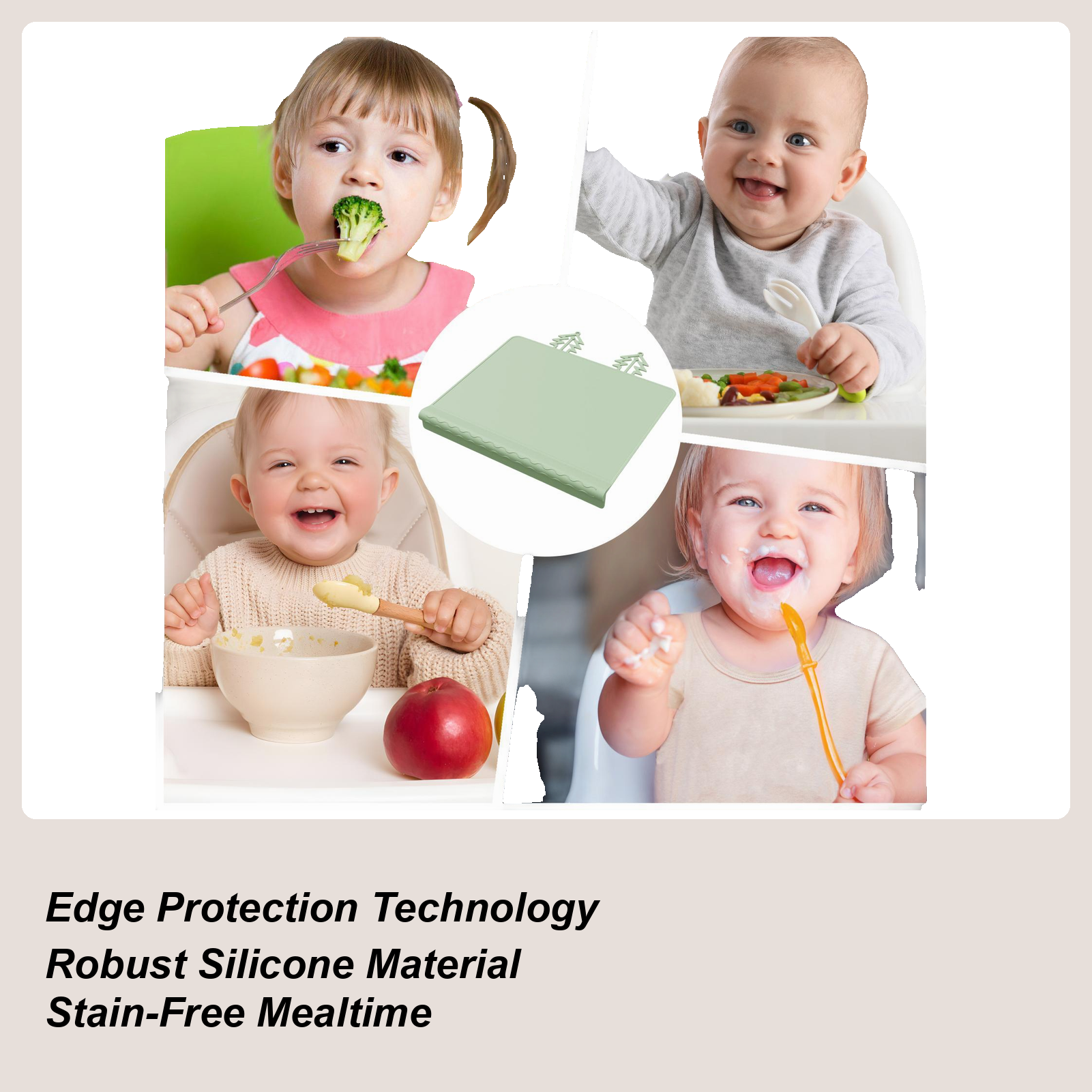 Baby Restaurant Placemat Washa - Baby Food Restaurant 评论和价格