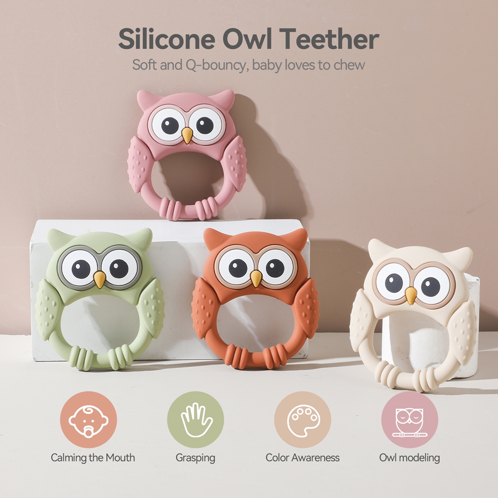 1pc Silicone Teether Baby 0-12 - Baby Food Name 评论和价格
