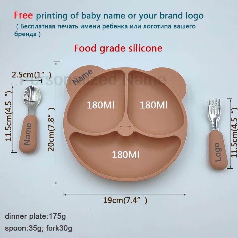 Baby Silicone Sucker Bowl Chil - Baby Food Name 评论和价格