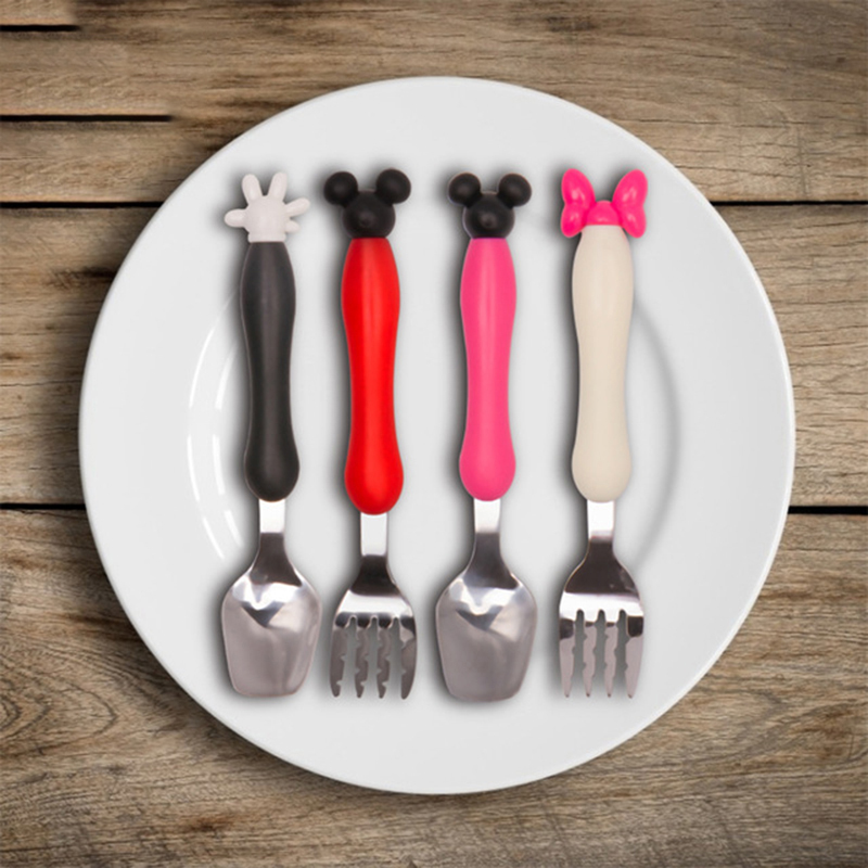 Cartoon Mickey Children Spoon  - Baby Food Kit 评论和价格