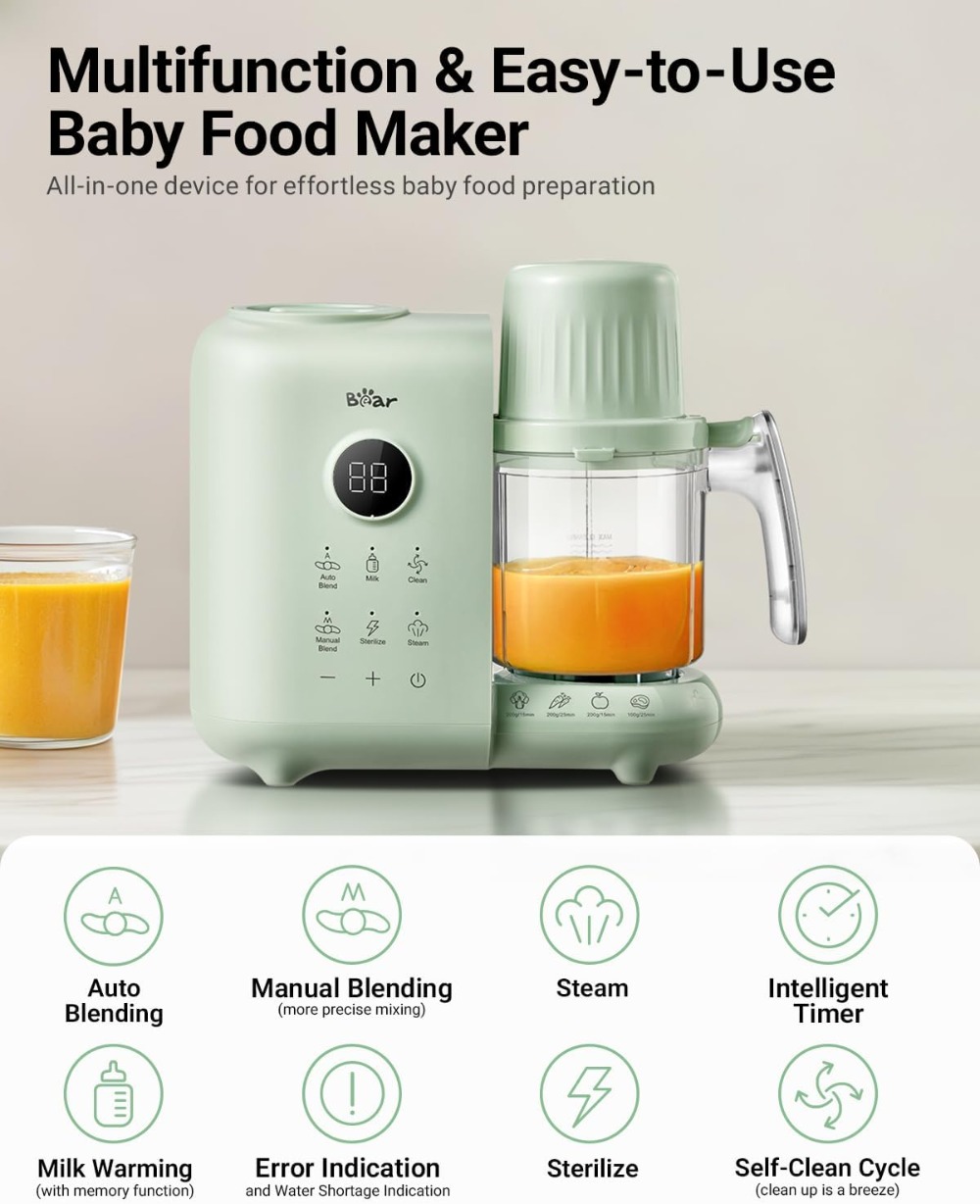 18.5oz Dual-Layer Steam Basket - Baby Food Maker And Steamer 评论和价格