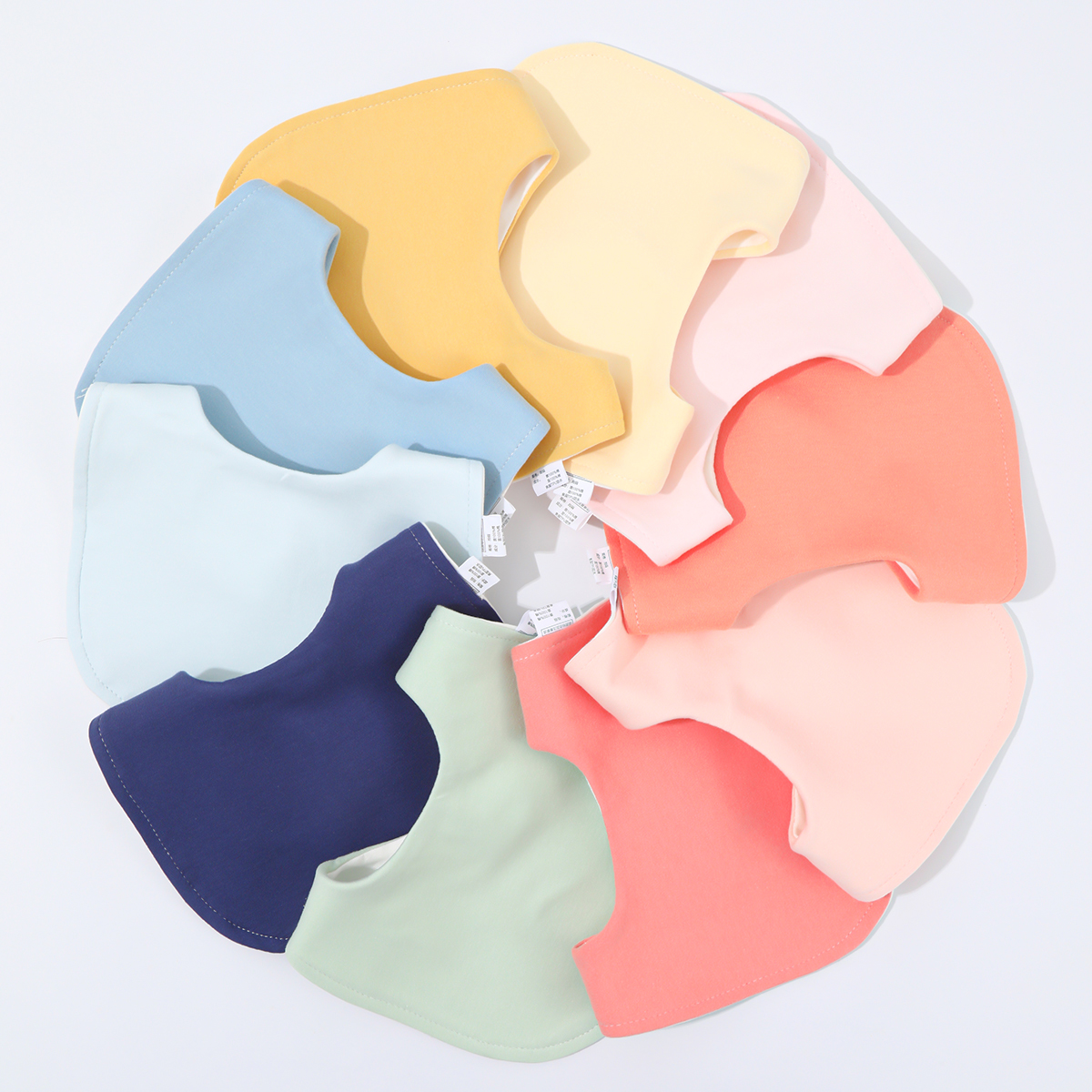 10-piece baby bib U-shaped sal - Baby Food Kit 评论和价格